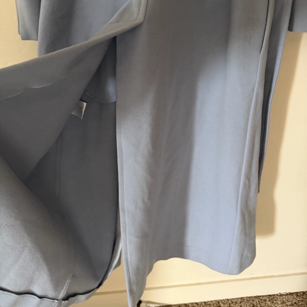 Blanca Vita Wool Blend Calistea Wrap Coat | Light Blue - Picture 11 of 11